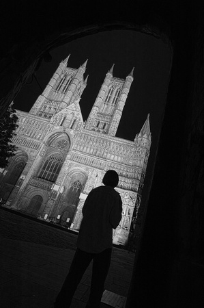 Lincoln Cathedral 036 B&W N49