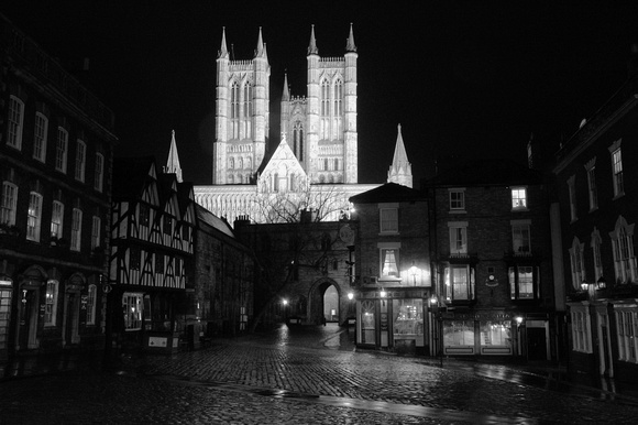 Lincoln Cathedral 089 B&W N56