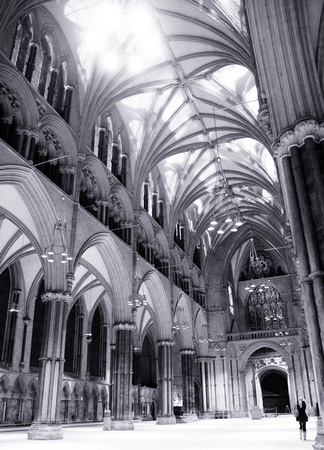 Lincoln Cathedral 228 B&W N83