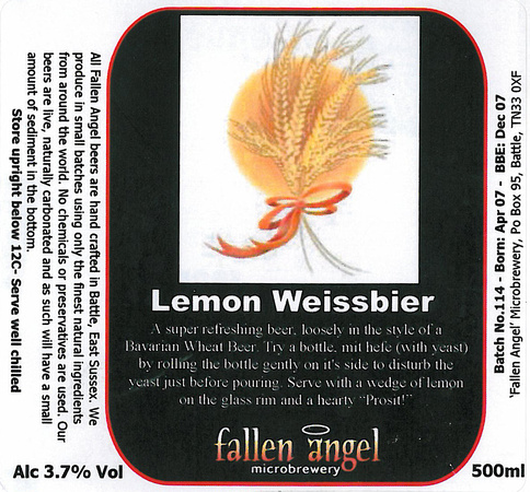Fallen Angel Lemon Weissbier