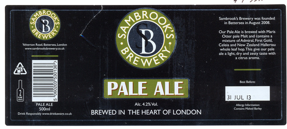 3511 Sambrooks Pale Ale