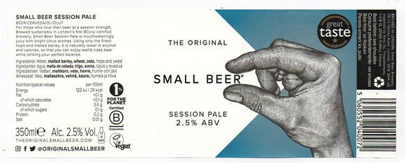 6386 Small Beer Session Pale