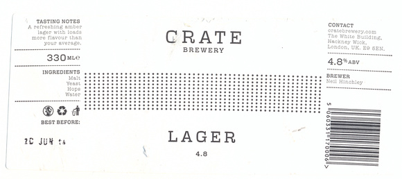 3821 Crate Lager