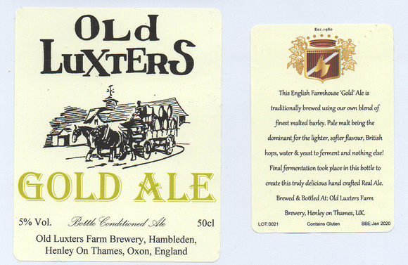 5576 Old Luxters Gold Ale