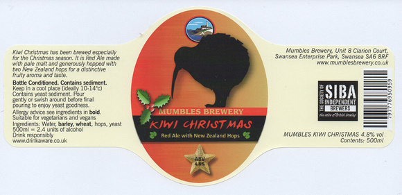 5583 Kiwi Christmas