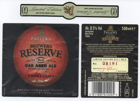 5096 Brewers Reserve No 5