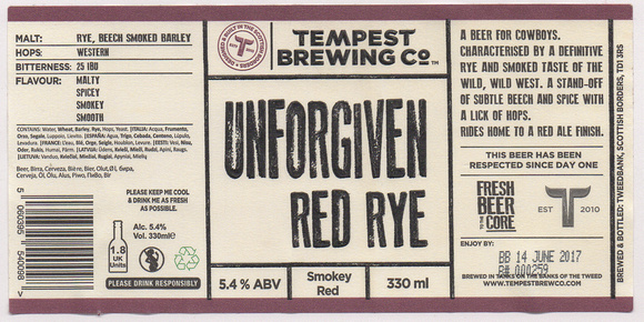 5119 Unforgiven Red Rye