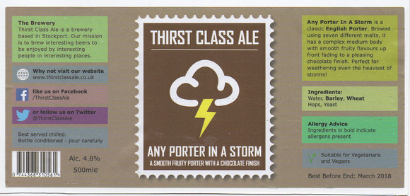 5126 Any Porter in a Storm
