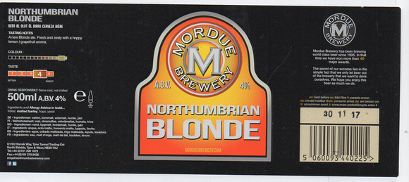 5301 Northumberland Blonde