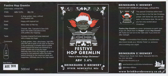 5316 Festive Hop Gremlin