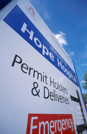 Hope Hospital sign
