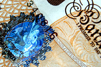 Ten Pound Note Blue D7