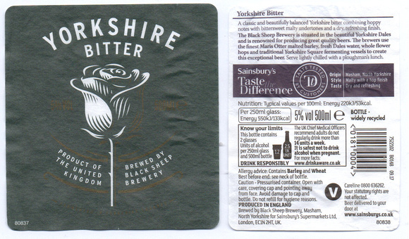 5799 Yorkshire Bitter