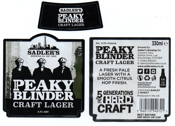 5852 Peaky Blinder Craft Lager