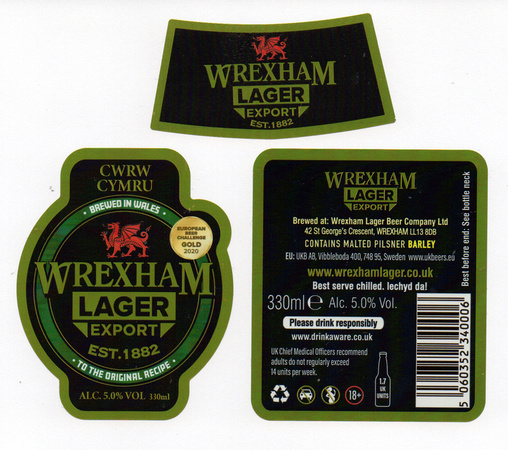 6625 Wrexham Lager Export