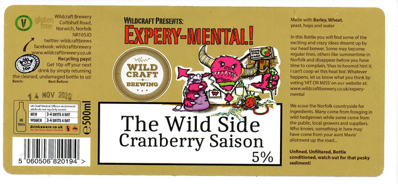 5997 Wild side of Cranberry Saison