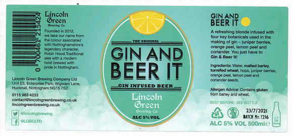 6051 Gin and Beer It