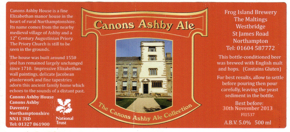 3859 Canons Ashby Ale